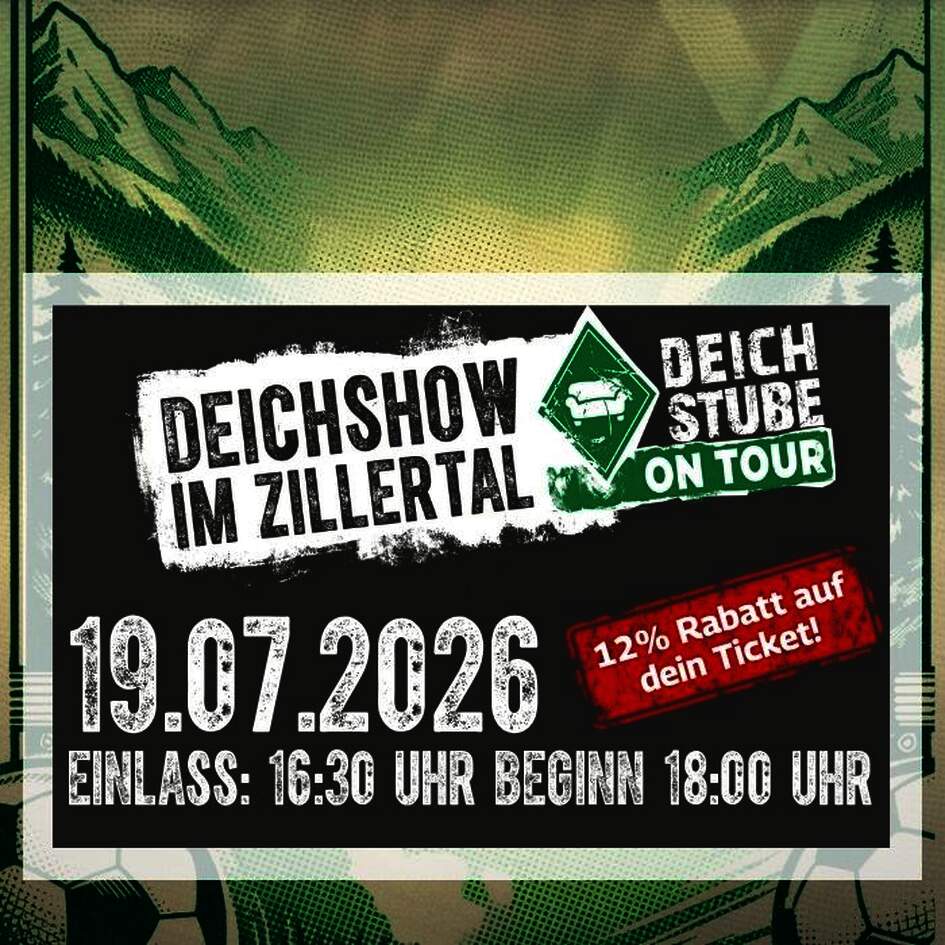 12% Rabatt auf dein Ticket für die DeichShow!